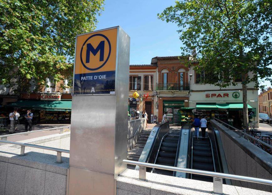 T3 Tout Confort Metro Patte D'Oie Toulouse Eksteriør billede